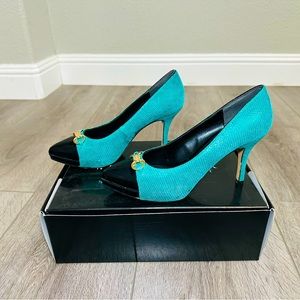 Like New White House Black Market Pointy Toe Platform Career Dress Heels Size 7